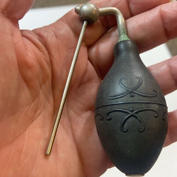 Antique Black Ear Syringe with Metal Nozzle Collection - Picture 6 of 6